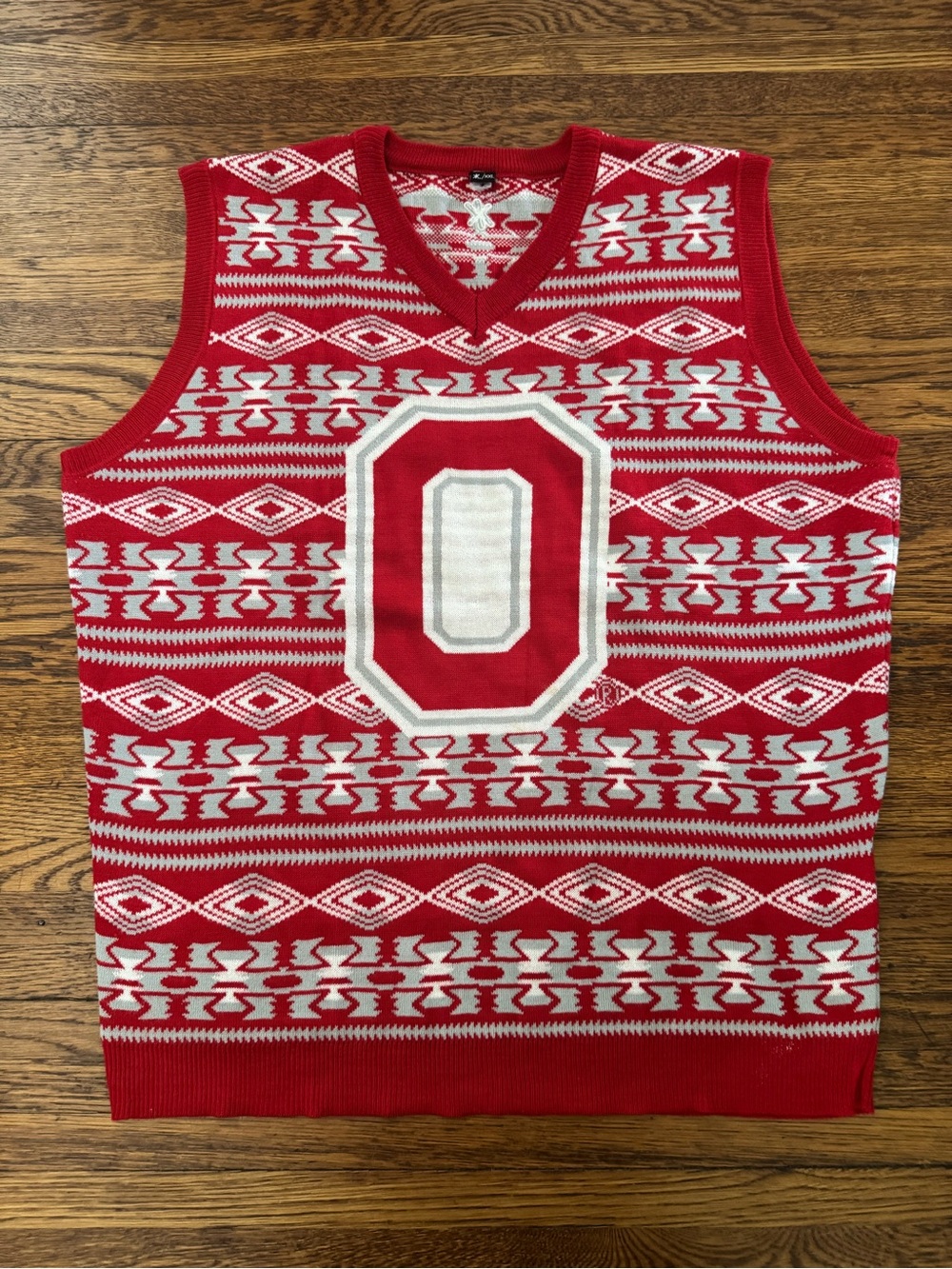 Ohio State Buckeyes 2015 Aztec Print Ugly Sweater Vest